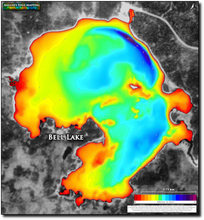 Load image into Gallery viewer, Bell Lake print map
