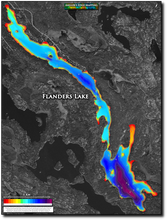 Load image into Gallery viewer, Flanders Lake print map