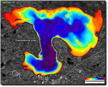 Load image into Gallery viewer, Greenwater Lake print map