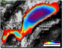 Load image into Gallery viewer, Harmon Lake print map