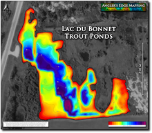 Load image into Gallery viewer, Lac du Bonnet Trout Ponds print map