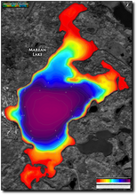 Load image into Gallery viewer, Marean Lake print map