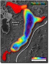 Load image into Gallery viewer, Marge Lake print map