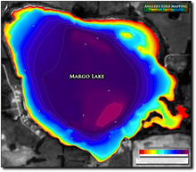 Load image into Gallery viewer, Margo Lake print map