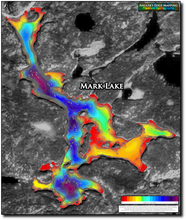 Load image into Gallery viewer, Mark Lake print map