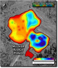 Load image into Gallery viewer, Milner Ridge Pond print map