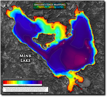 Load image into Gallery viewer, Mink Lake print map