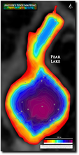 Load image into Gallery viewer, Pear Lake print map