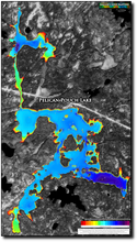 Load image into Gallery viewer, Pelican Pouch Lake print map