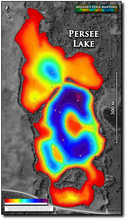 Load image into Gallery viewer, Persee Lake print map