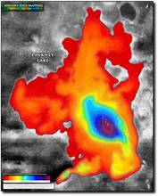 Load image into Gallery viewer, Pinkney Lake print map