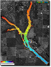 Load image into Gallery viewer, Rafferty Reservoir north of causeway print map