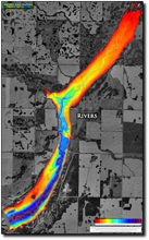 Load image into Gallery viewer, Rivers print map