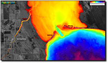 Load image into Gallery viewer, Lake Winnipeg - Riverton & Sandy bar print map