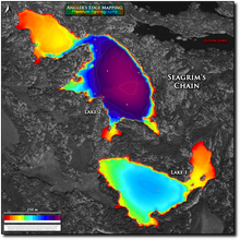 Load image into Gallery viewer, Seagrim's Chain lakes 1 & 2 print map