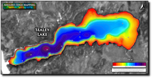 Load image into Gallery viewer, Sealey Lake print map