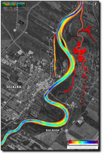 Load image into Gallery viewer, Red River - Selkirk print map
