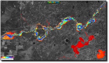 Load image into Gallery viewer, Seven Sisters to Slave Falls (Winnipeg River) print map