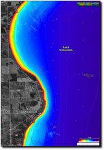 Load image into Gallery viewer, Lake Winnipeg - Silver Harbour print map