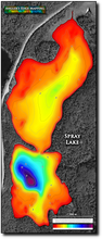 Load image into Gallery viewer, Spray Lake print map