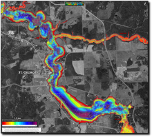 Load image into Gallery viewer, St. Georges (Winnipeg River) print map