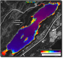 Load image into Gallery viewer, Upper Ospwagan Lake print map