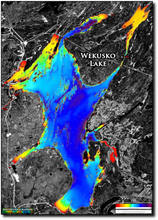 Load image into Gallery viewer, Wekusko Lake print map