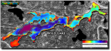 Load image into Gallery viewer, Wild Lake print map