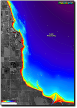 Load image into Gallery viewer, Lake Winnipeg - Winnipeg Beach to Chalet Beach print map