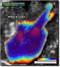 Load image into Gallery viewer, Wreck Lake print map