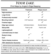 Load image into Gallery viewer, Paint Lake (full size) print map
