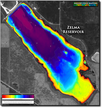 Load image into Gallery viewer, Zelma Reservoir print map
