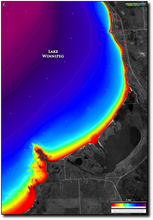 Load image into Gallery viewer, Lake Winnipeg - Balsam Bay to Stoney Point print map