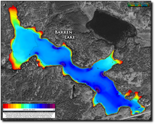 Load image into Gallery viewer, Barren Lake print map