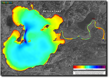Load image into Gallery viewer, Betula Lake print map