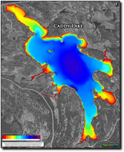 Load image into Gallery viewer, Caddy Lake print map