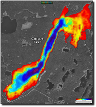 Load image into Gallery viewer, Childs Lake print map