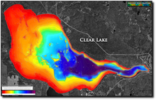 Load image into Gallery viewer, Clear Lake print map