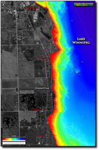 Load image into Gallery viewer, Lake Winnipeg - Dunnottar print map