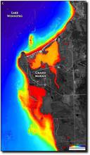 Load image into Gallery viewer, Lake Winnipeg - Grand Marais & Grand Beach print map