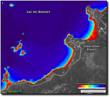 Load image into Gallery viewer, Lac du Bonnet - Grausdin Point print map
