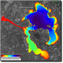 Load image into Gallery viewer, Horseshoe Lake print map