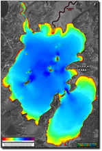 Load image into Gallery viewer, Jessica Lake print map