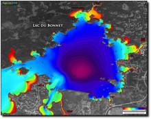 Load image into Gallery viewer, Lac du Bonnet - East print map