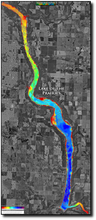 Load image into Gallery viewer, Lake of the Prairies print map