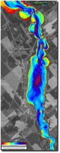 Load image into Gallery viewer, Lac du Bonnet - Town Area print map (v)