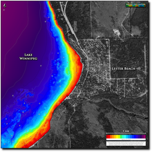 Load image into Gallery viewer, Lake Winnipeg - Lester Beach print map