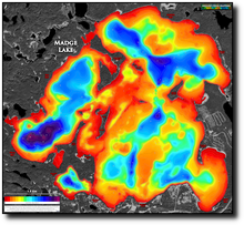 Load image into Gallery viewer, Madge Lake print map