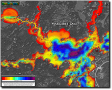 Load image into Gallery viewer, Margaret Lake print map