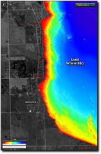 Load image into Gallery viewer, Lake Winnipeg - Matlock print map